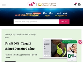 'pavietnam.vn' screenshot