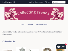 collecting-trends.com homepage screenshot
