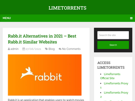 'limetorrents.online' screenshot