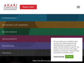 'akarisoftware.com' screenshot