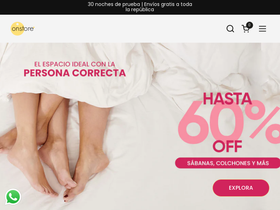 onstore.mx homepage screenshot
