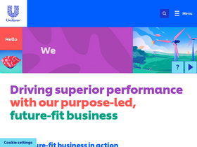 'unilever.com' screenshot