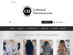 unlimitedextensions.com homepage screenshot