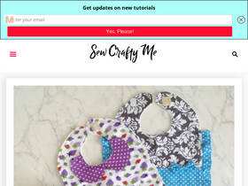 'sewcraftyme.com' screenshot