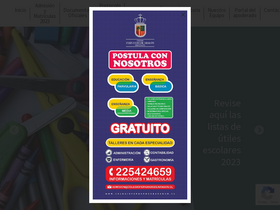 'colegiofernandodearagon.cl' screenshot