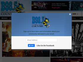 'b985.fm' screenshot