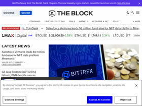 'theblock.co' screenshot