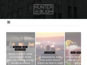 'hunterandbligh.com.au' screenshot