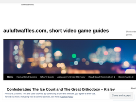 'auluftwaffles.com' screenshot