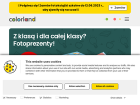 'colorland.pl' screenshot