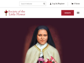 'littleflower.org' screenshot