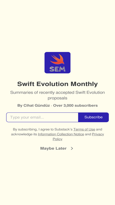 swiftevolution.substack.com