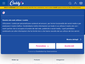 'caddys.it' screenshot