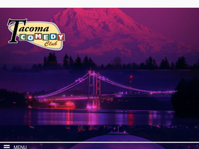 'tacomacomedyclub.com' screenshot