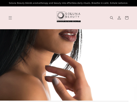 solunabeautyinc.com homepage screenshot