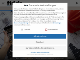 'ftd.de' screenshot