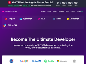 'ultimatecourses.com' screenshot