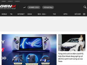 'genk.vn' screenshot