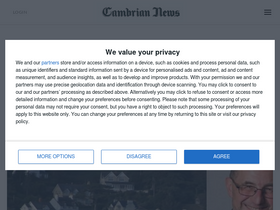 'cambrian-news.co.uk' screenshot