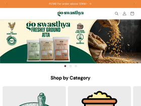 goswasthya.com homepage screenshot