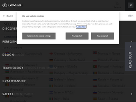 'lexus.eu' screenshot