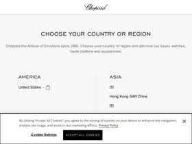 'chopard.com' screenshot