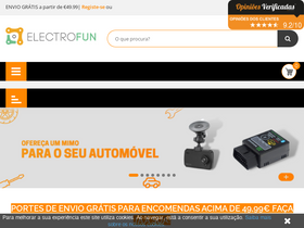 'electrofun.pt' screenshot