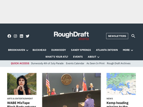 'roughdraftatlanta.com' screenshot