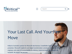 kritical.net homepage screenshot
