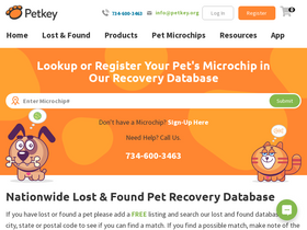 'petkey.org' screenshot