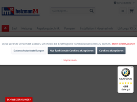 'heizman24.de' screenshot