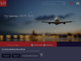 'lux-airport.lu' screenshot