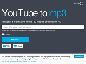 'youtube-to-mp3.pl' screenshot