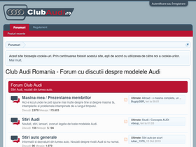 'clubaudi.ro' screenshot