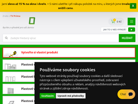 'skladova-okna.cz' screenshot