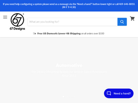 67d.com homepage screenshot