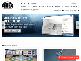 'ardexamericas.com' screenshot