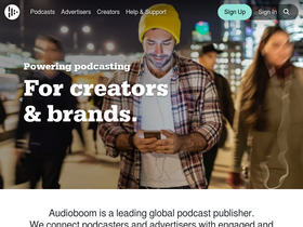 'audioboom.com' screenshot