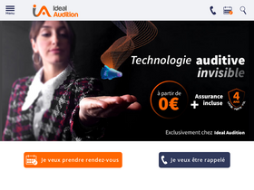 'ideal-audition.fr' screenshot