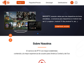 'magistv.net' screenshot