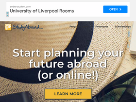 'studyabroad.com' screenshot