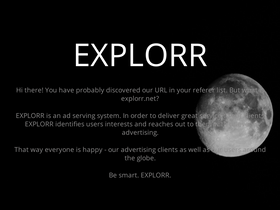 'explorr.net' screenshot