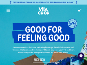 'vitacoco.com' screenshot