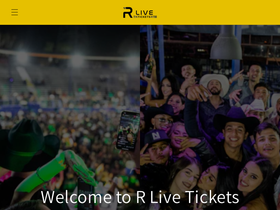 rlivetickets.com homepage screenshot