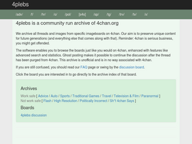'4plebs.org' screenshot