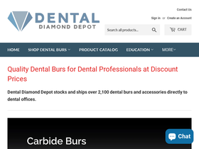 dentaldiamonddepot.com homepage screenshot