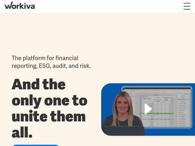 'workiva.com' screenshot