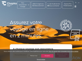 'chapkadirect.fr' screenshot
