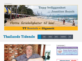 'thailandstidende.com' screenshot