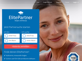 'elitepartner.at' screenshot